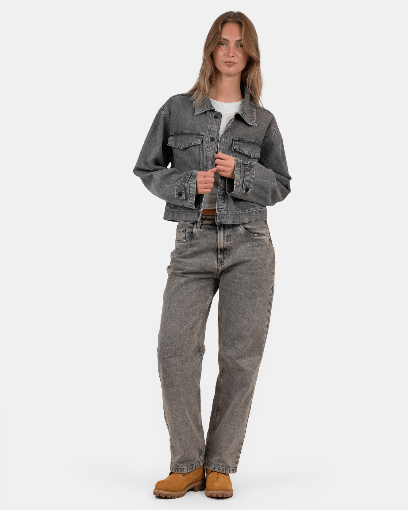 Denim Jacket washed Grey | Skagen - clothing.dk